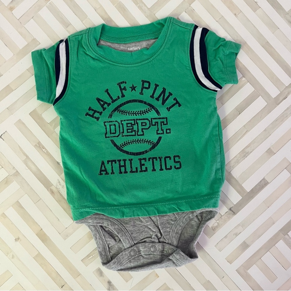 CARTERS Half Pint Onesie Tee, 6mo